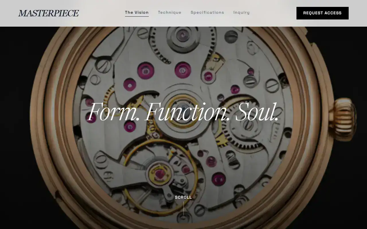 Luxury Watch Editorial — Blog template