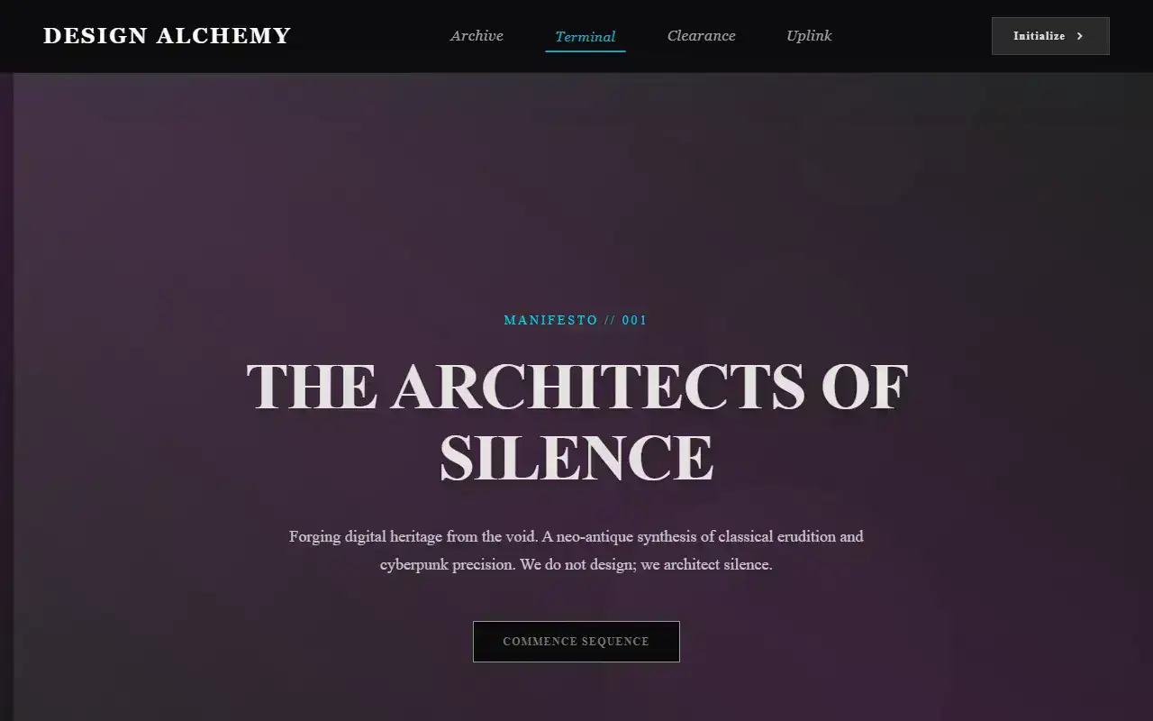 Neo Classical Editorial — Blog template