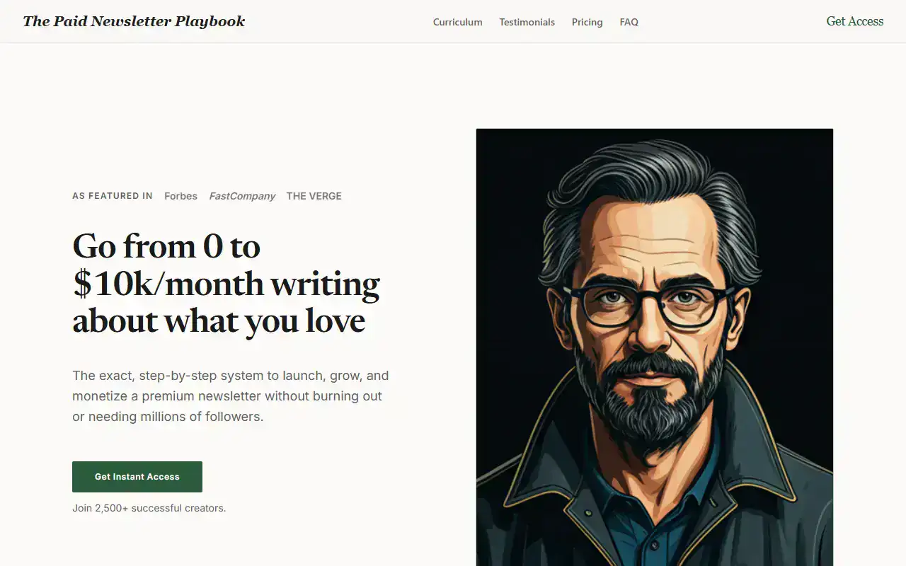 Long Form Sales Letter — Landing template
