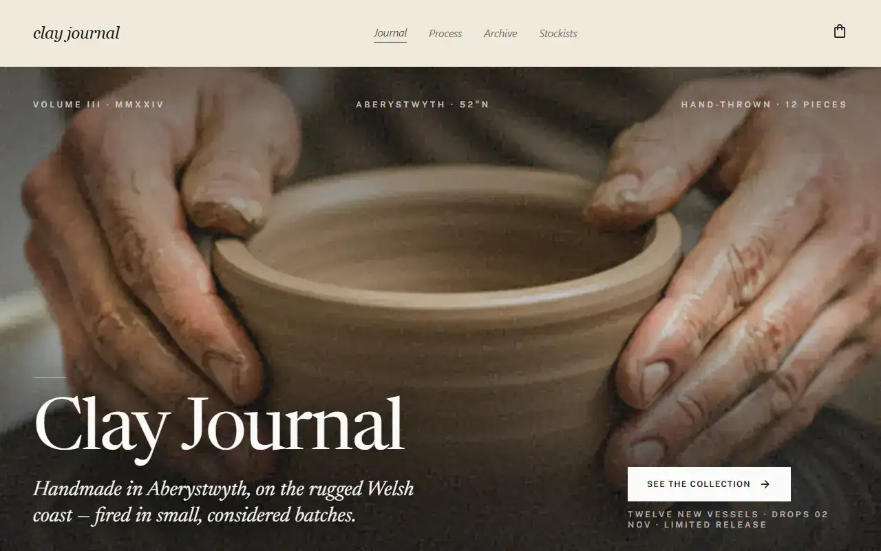Artisan Handmade Store — Ecommerce template