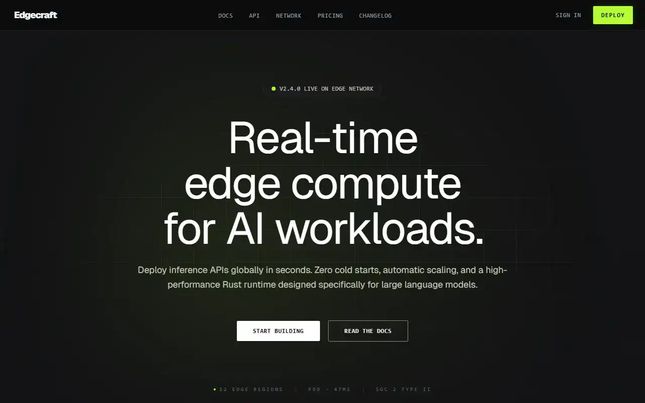 Saas Dark — Landing template