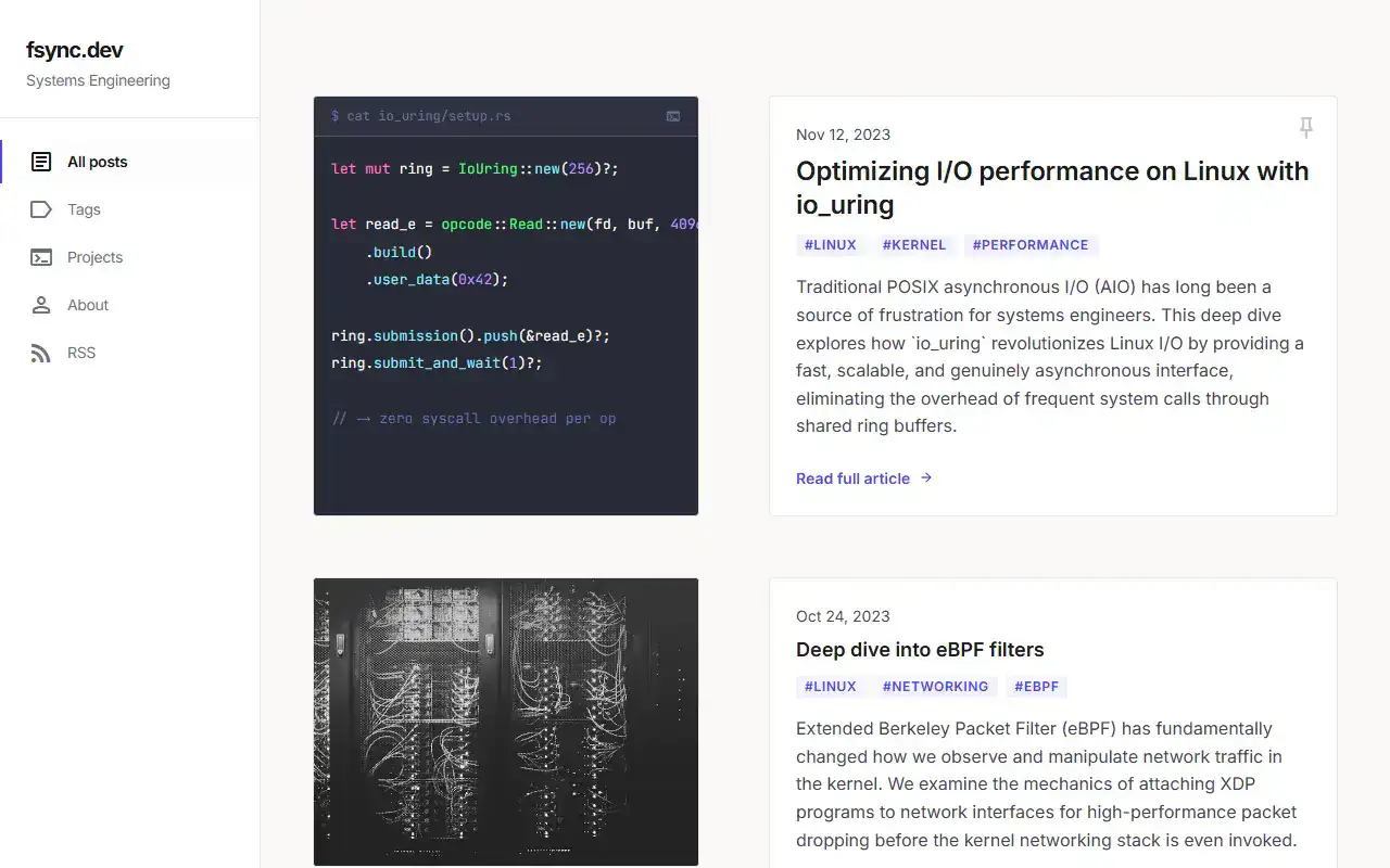 Tech Blog — Blog template