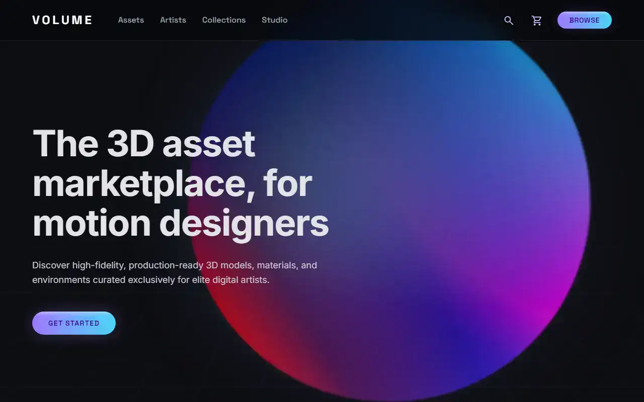 Three Js — Landing template