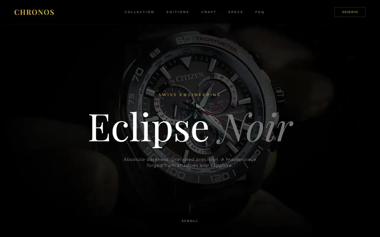 Oled — Landing template