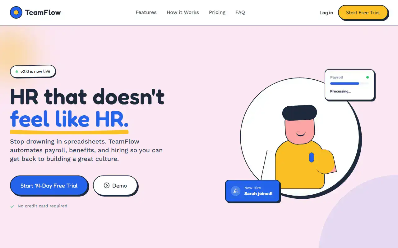 Corporate Memphis — Marketing template