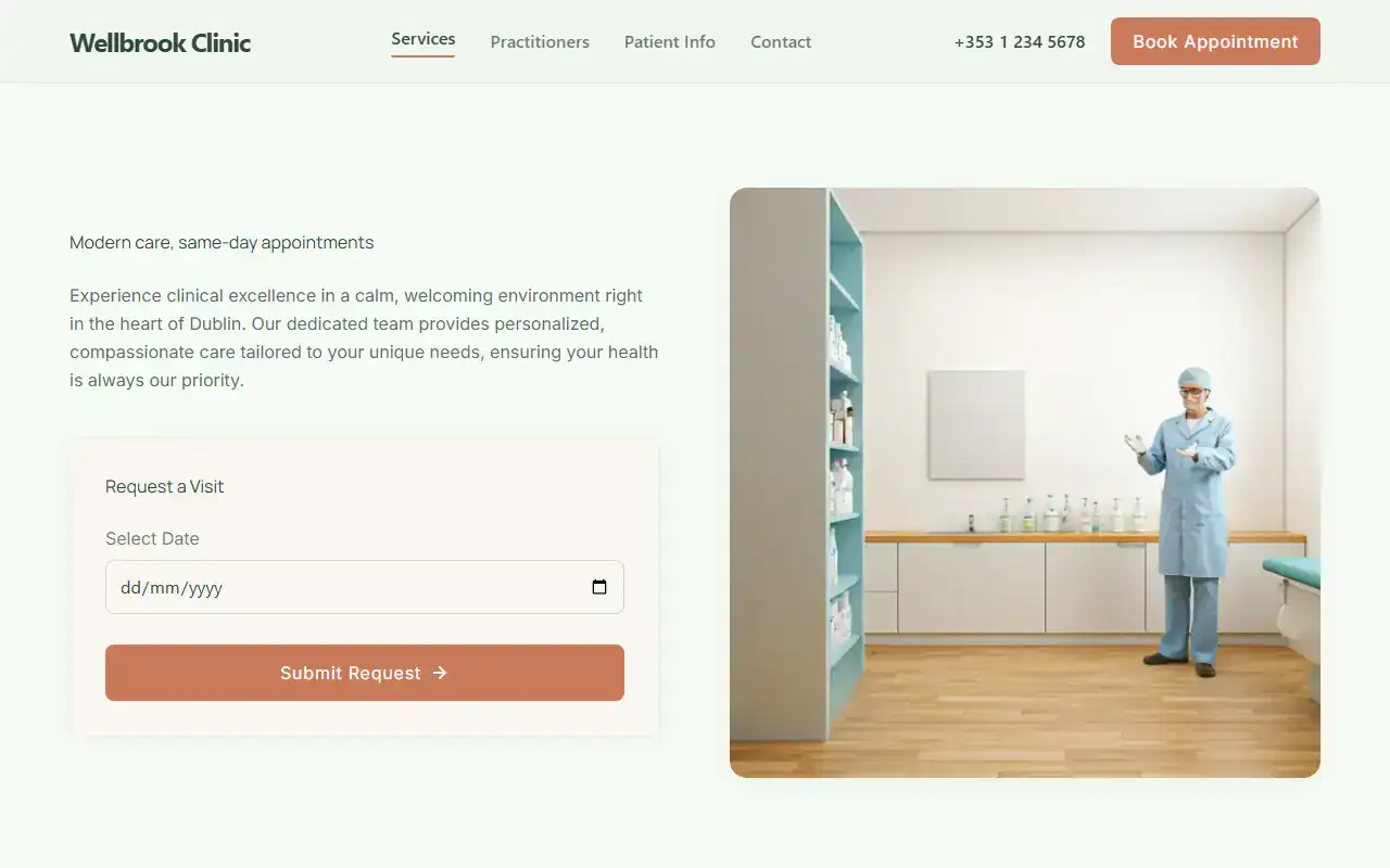 Medical Care — Landing template