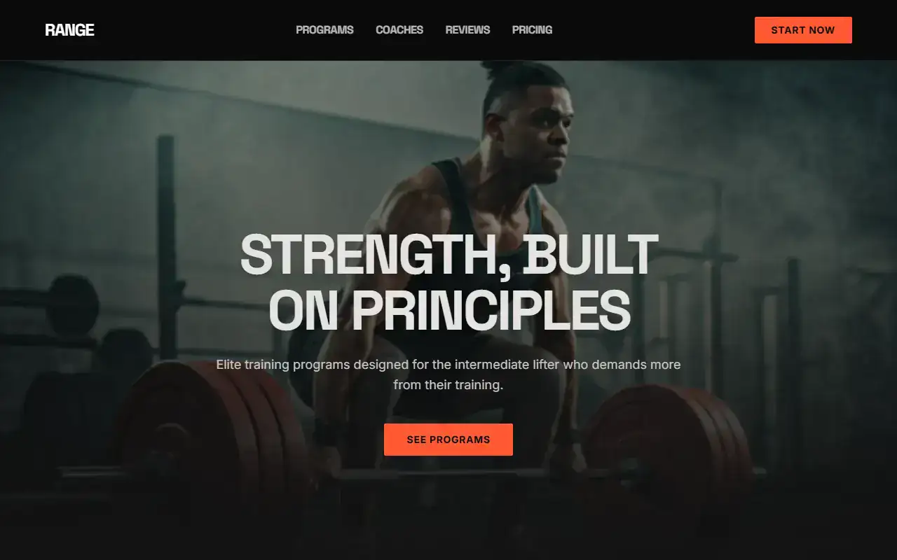 Fitness Wellness — Landing template