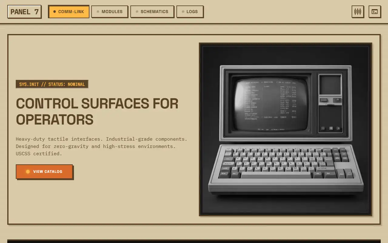 Casette Futurism — Landing template