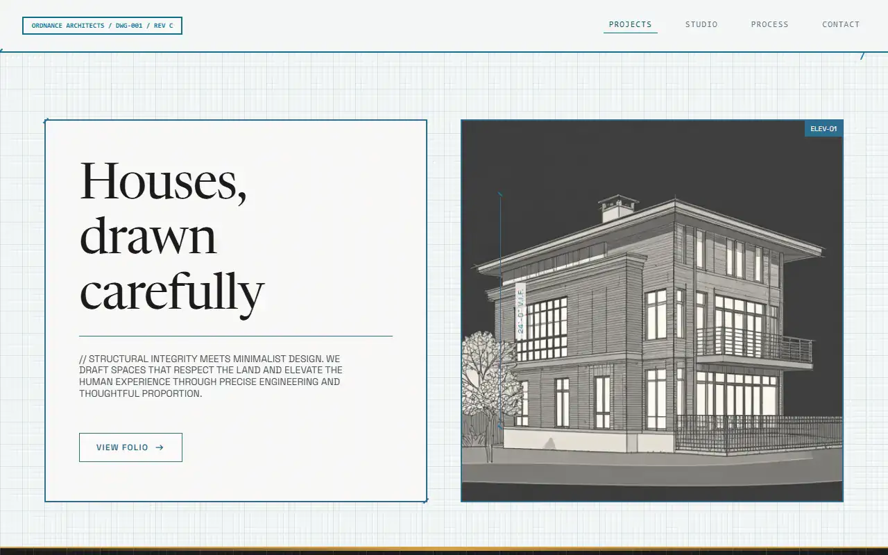Blueprintiachitectural — Landing template